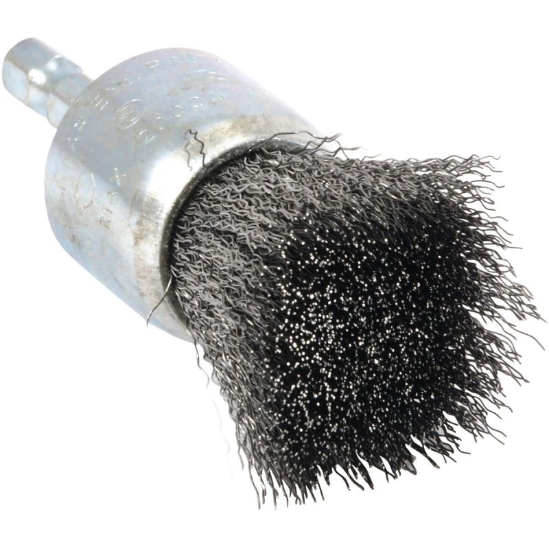 Forney End Drill-Mounted Wire Brush