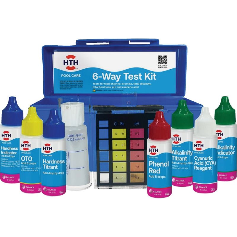 HTH 6-Way Pool Chemical Test Kit