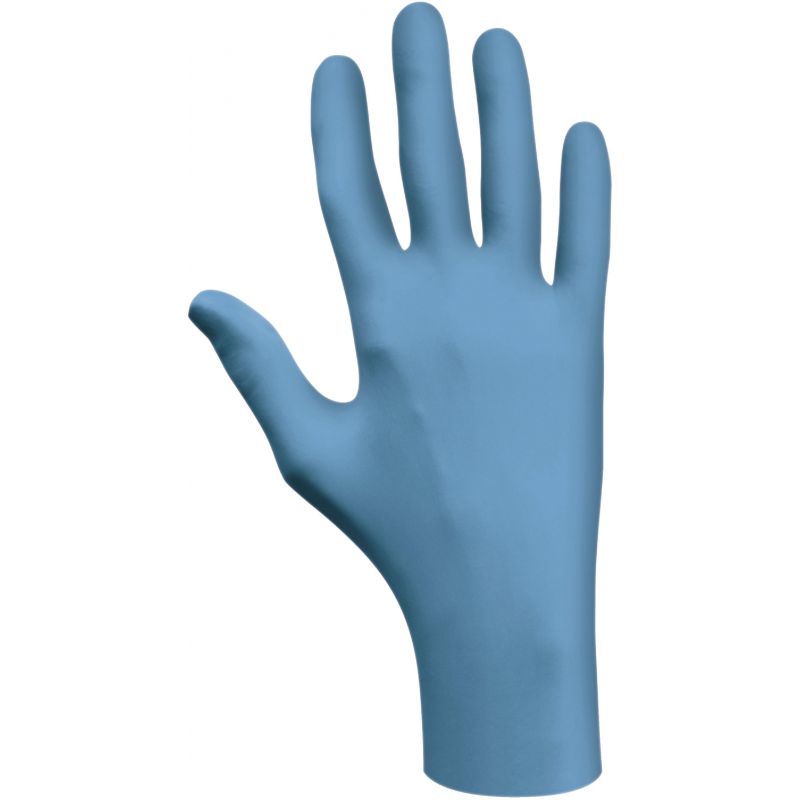 Showa Nitrile Disposable Gloves L, Blue
