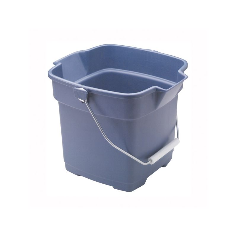 Rubbermaid Roughneck FG296400ROYBL Utility Bucket, 12 qt Capacity, Polyethylene, Royal Blue 12 Qt, Royal Blue