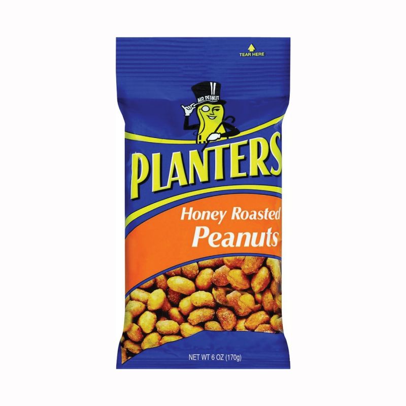 Planters 483276 Peanut, 6 oz, Bag (Pack of 12)