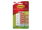 Command 17041C Picture Hanging Hook, 5 lb, Plastic, White White (Pack of 6)