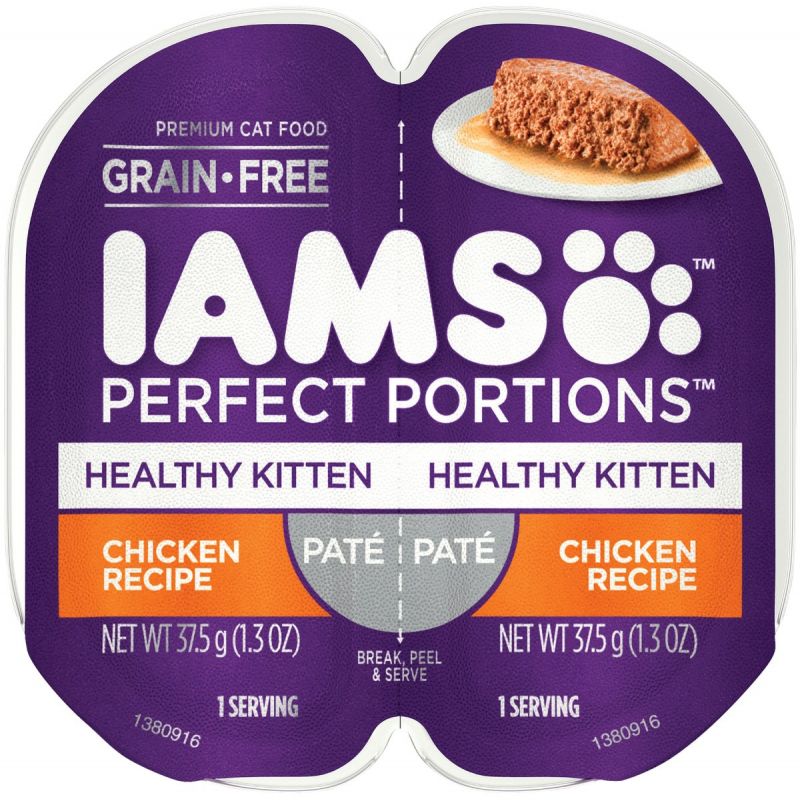 Iams Perfect Portions Healthy Kitten Wet Kitten Food 2.6 Oz.