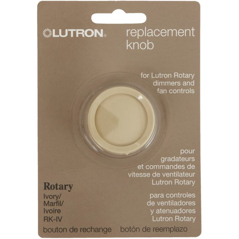 Lutron Rotary Dimmer Knob Ivory