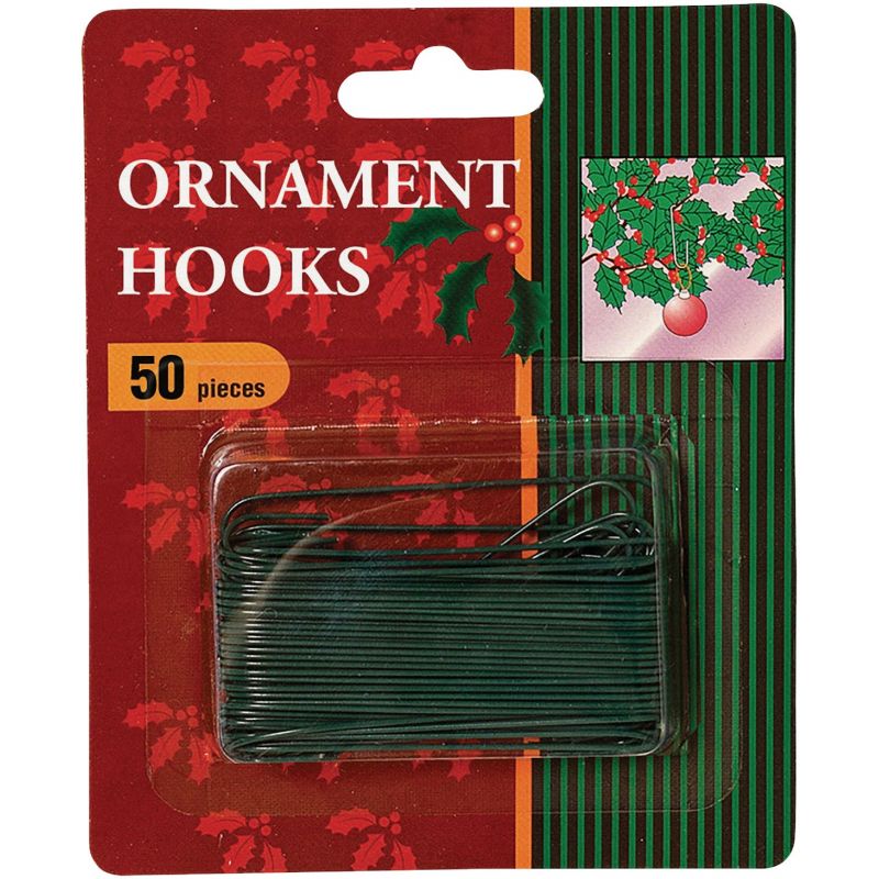 Gerson 2-1/2 In. Ornament Hooks Green