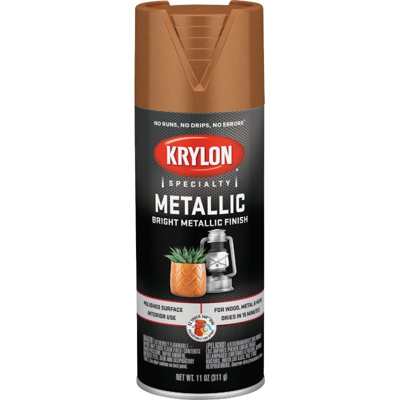 Krylon Metallic Spray Paint Copper, 12 Oz.