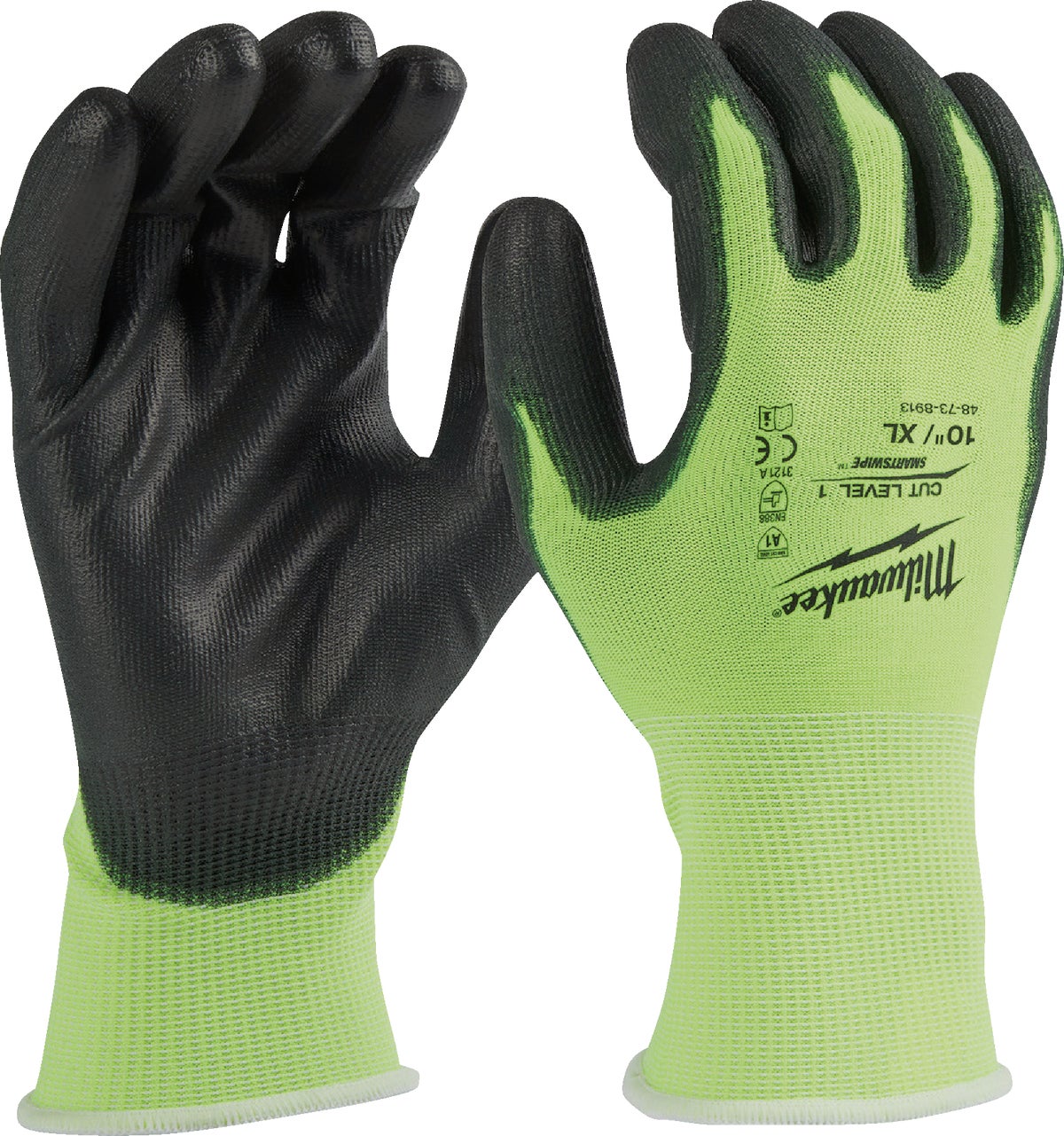 Milwaukee Impact Cut Level 5 Unisex XL Nitrile Dipped Work Gloves