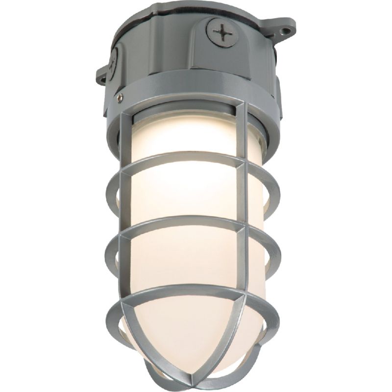 Halo LED Barn Light Fixture Gray