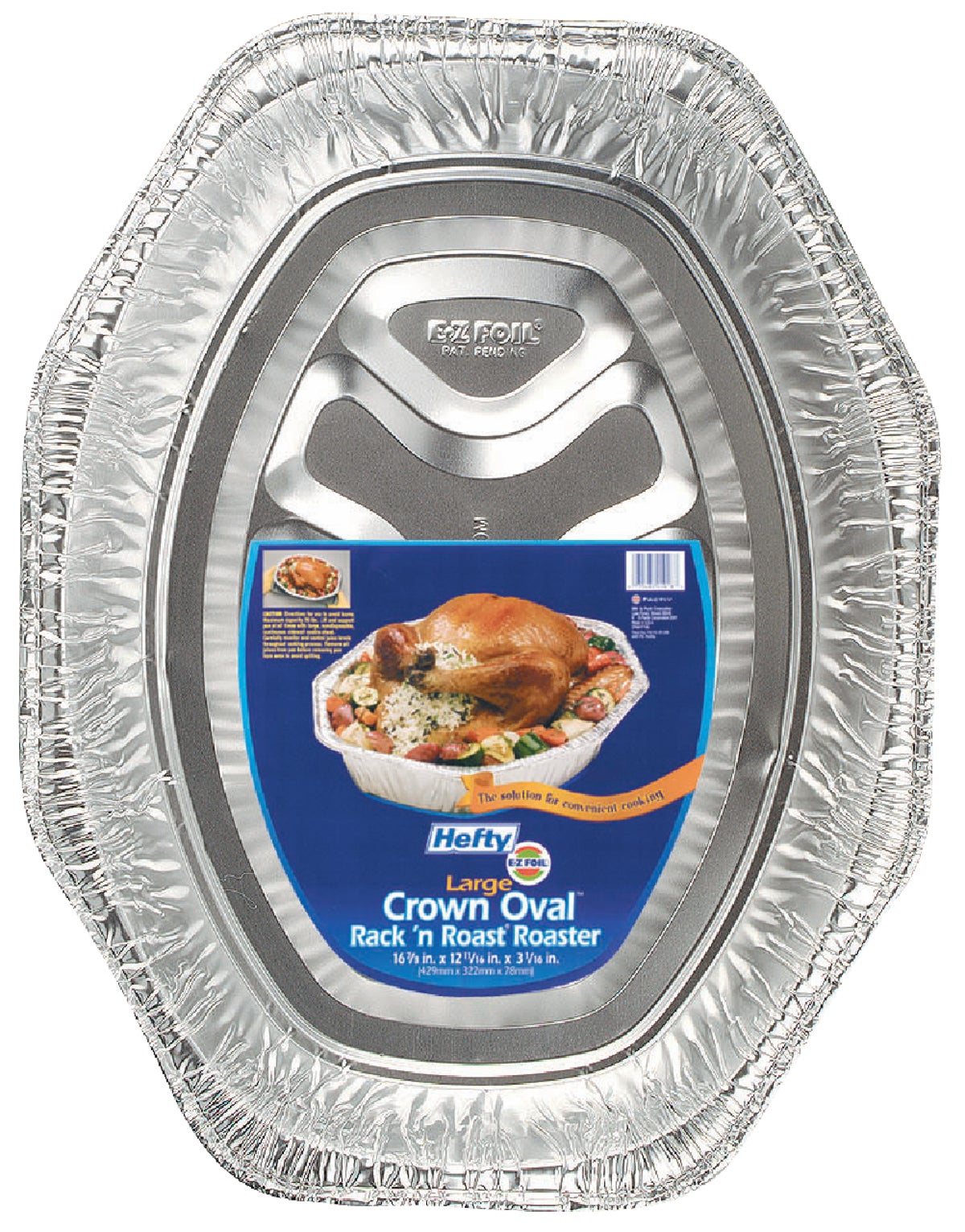 EZ Foil Roaster Pans, Up to 20 Pound Capacity, 2 Count, Size: One Size