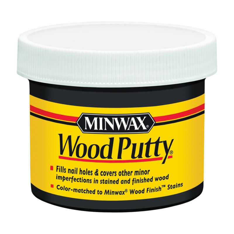 Minwax 13618000 Wood Putty, Liquid, Ebony, 3.75 oz Jar Ebony