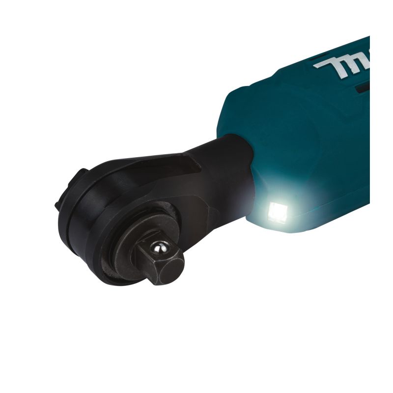 Makita LXT XRW01Z Ratchet, Tool Only, 18 V, 3/8, 1/4 in Drive, Square Drive, 0 to 800 rpm Speed