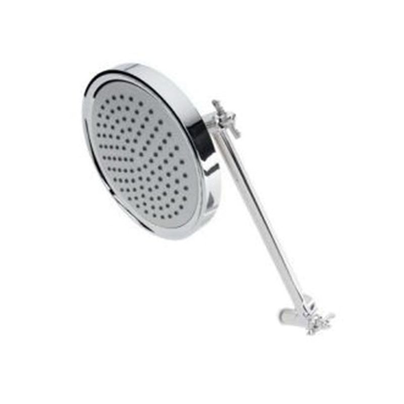 Plumb Pak K731CP 1-Function Shower Head, Round, 1.8 gpm, 1-Spray Function, Polished Chrome, 5.8 in Dia