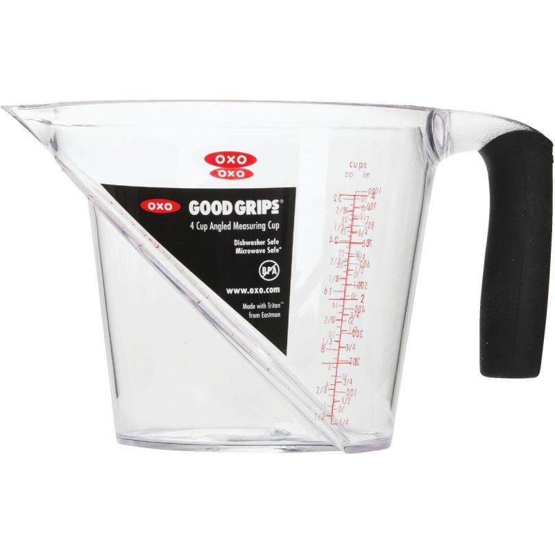 PYREX 4 Cup Glass MEASURING CUP-4 Cup OXO Plastic MEASURING CUP-1