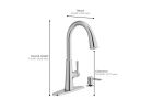 American Standard Maven Series 9319300.002 Pull-Down Kitchen Faucet with Soap Dispenser, 1.8 gpm, 1-Faucet Handle, 1/EA