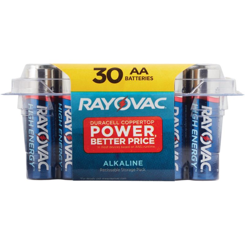Rayovac High Energy AA Alkaline Battery 750 MAh