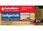 FastenMaster LedgerLok Deck Screw 0.305 In. X 3-5/8 In., Gray, 5/16 Hex
