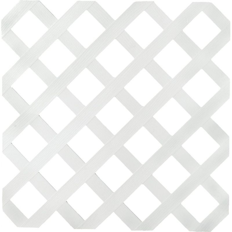 Dimensions Plastic Lattice Panel White