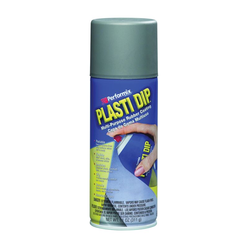 Plasti Dip PDI 11221-6 Rubberized Spray Coating, Gunmetal Gray, 11 oz, Bottle Gunmetal Gray