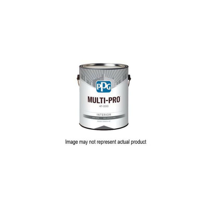 PPG MULTI-PRO 47-3110/01 Interior Paint, Eggshell Sheen, Pastel Base/White, 1 gal, 400 sq-ft/gal Coverage Area Pastel Base/White (Pack of 4)