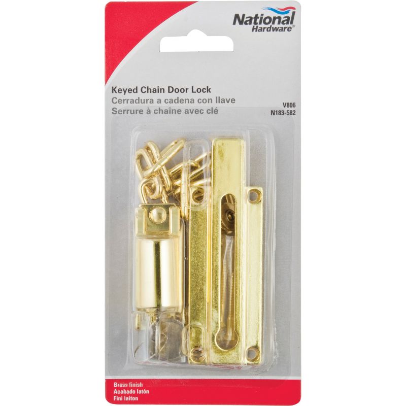 National Keyed Chain Door Lock
