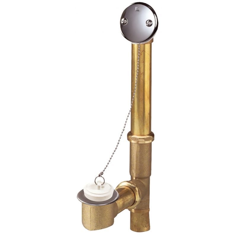 Do it Bath Brass Drain with Chain &amp; Stopper