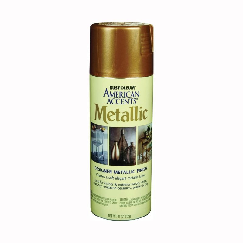 Buy Rust-Oleum 202642 Metallic Spray Paint, Metallic, Classic Bronze, 12  oz, Can Classic Bronze