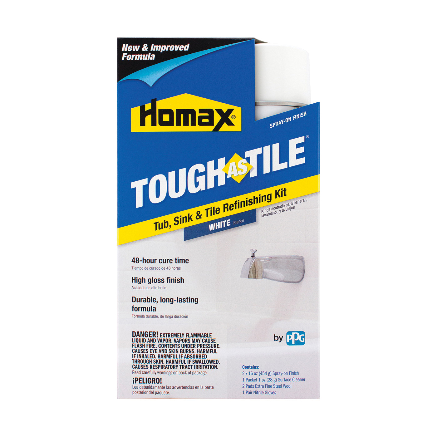 Homax Tough As Tile Epoxy Tub & Tile Finish White, 26 oz.