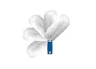 Unger 989350 Wide Blind Duster, 3 in Head, Microfiber Head, 6 in L Handle, Blue/White Blue/White