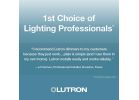 Lutron Toggler LED/CFL Slide Dimmer Switch White