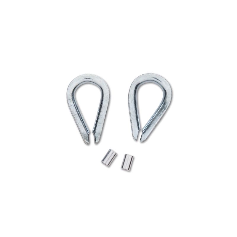 Campbell B7675444 Cable Ferrule and Stop Set, 3/16 in Dia Cable, Aluminum