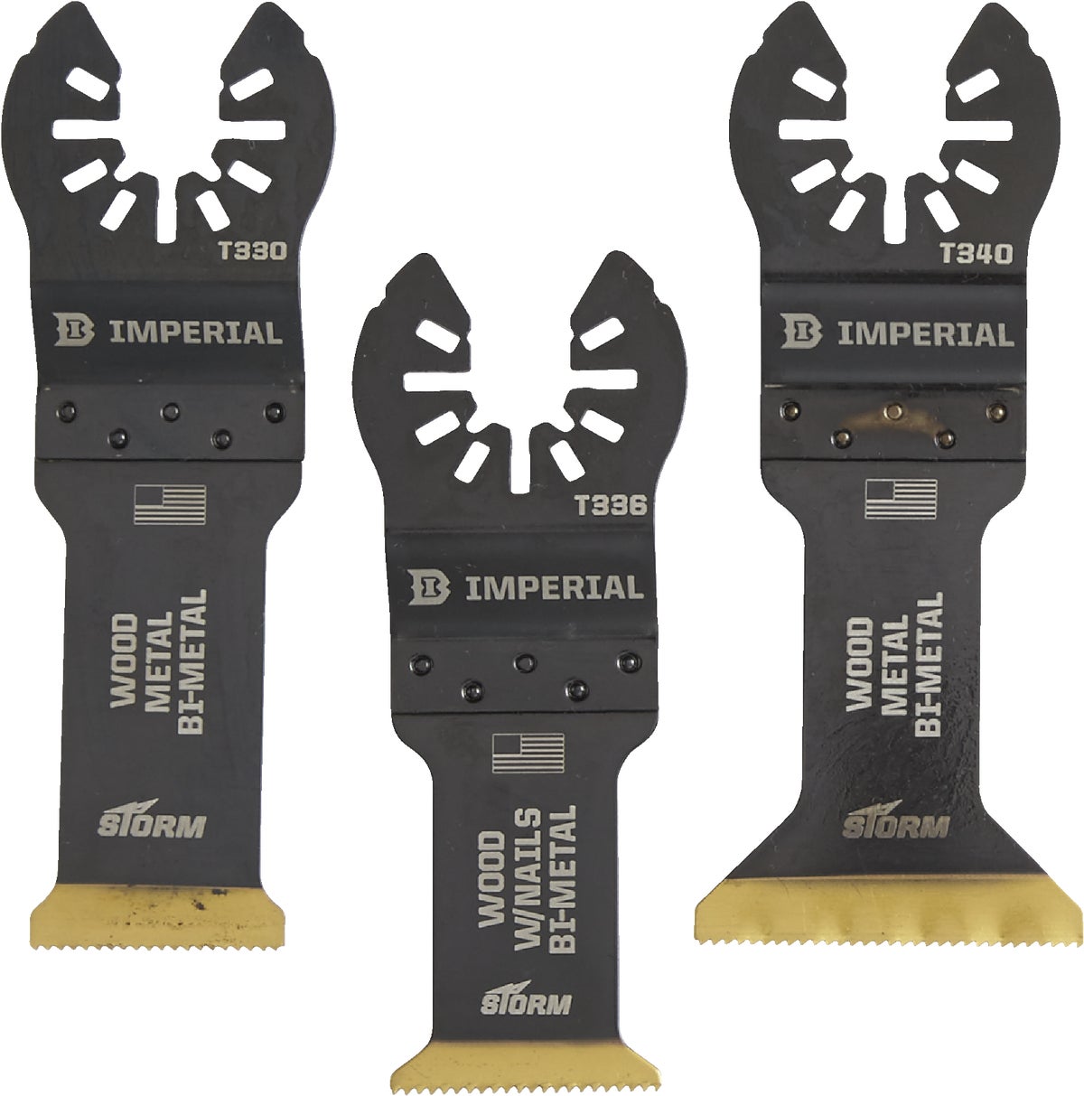 Imperial Blades IBOATV-15 Universal Fitment Titanium STORM Blade Variety Pack