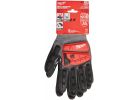 Milwaukee Impact Cut Level 5 Nitrile Work Gloves M, Red &amp; Black