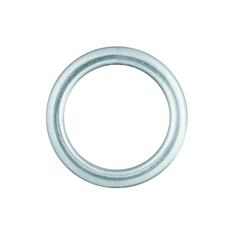 National Hardware 3155BC Series N223-131 Welded Ring, 270 lb Working Load, 1-1/4 in ID Dia Ring, #4 Chain, Steel, Zinc