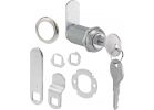 Defender Security Chrome Drawer and Cabinet Lock 1-3/8&quot;, Chrome