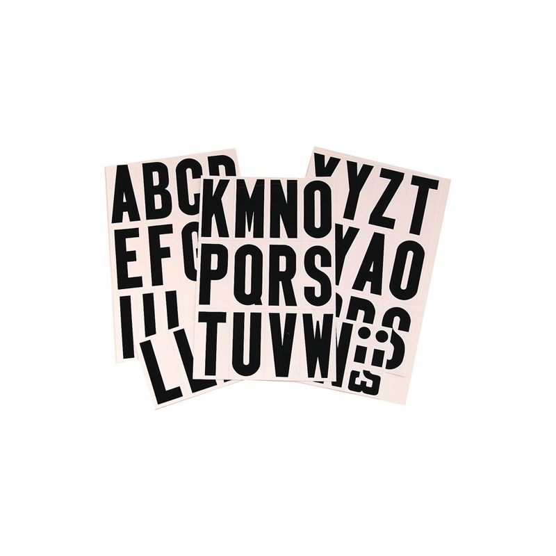 HY Ko Number/Letter Set Black 3