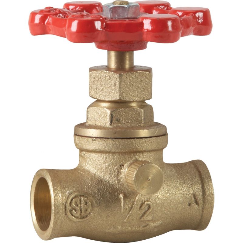 ProLine Cast-Brass Compression Sweat Straight Stop Valve and Waste 3/4&quot; SW