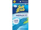 Soft Scrub Premium Fit Latex Rubber Glove S, Blue