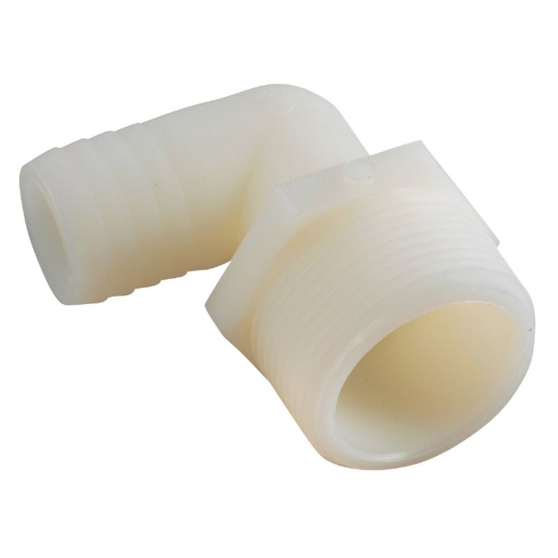 Anderson Metals Male Nylon Elbow 1/4 In. Barb X 1/4 In. MIP (Pack of 10)