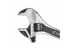 Crescent ATWJ212VS Adjustable Wrench, 12 in OAL, 1-1/2 in Jaw, Alloy Steel, Black Phosphate/Lacquer