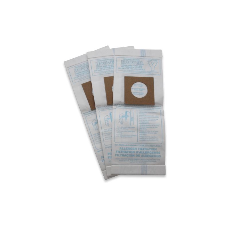 Hoover 4010100Y Type-Y Allergen Vacuum Bag, Paper