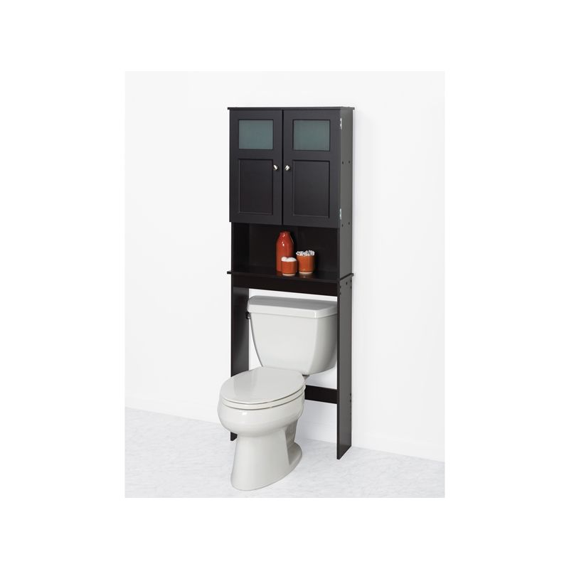 Zenna Home Modern 9820CH Bathroom Spacesaver, 3-Shelf, Wood, Espresso