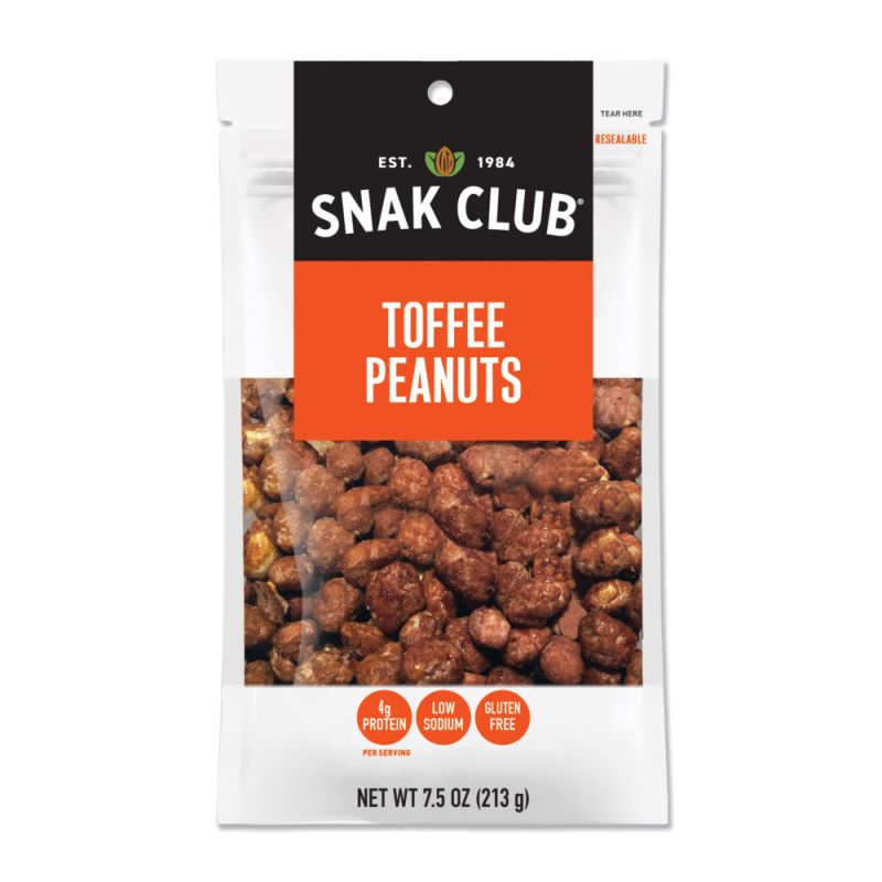 Snak Club CSU29528 Toffee Peanut, 7.5 oz