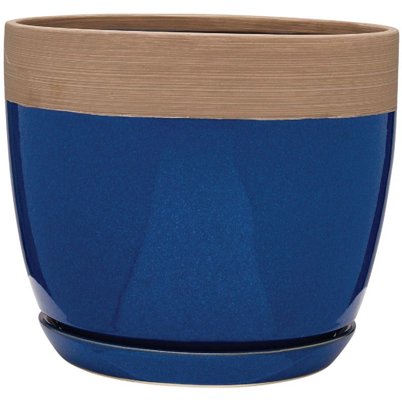 Southern Patio Ana Planter Navy (Pack of 4)