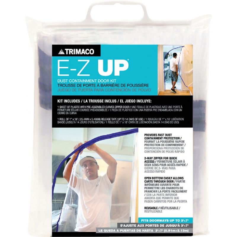 Trimaco E-Z UP 2 Pcs. Dust Containment Kit Clear