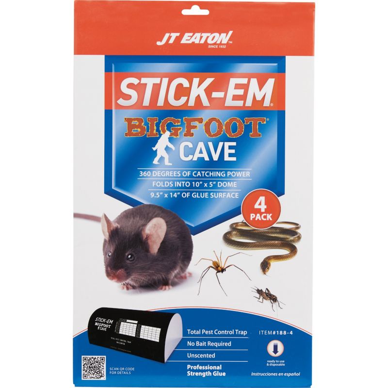 JT Eaton Stick-Em Bigfoot Cave XL Glue Trap