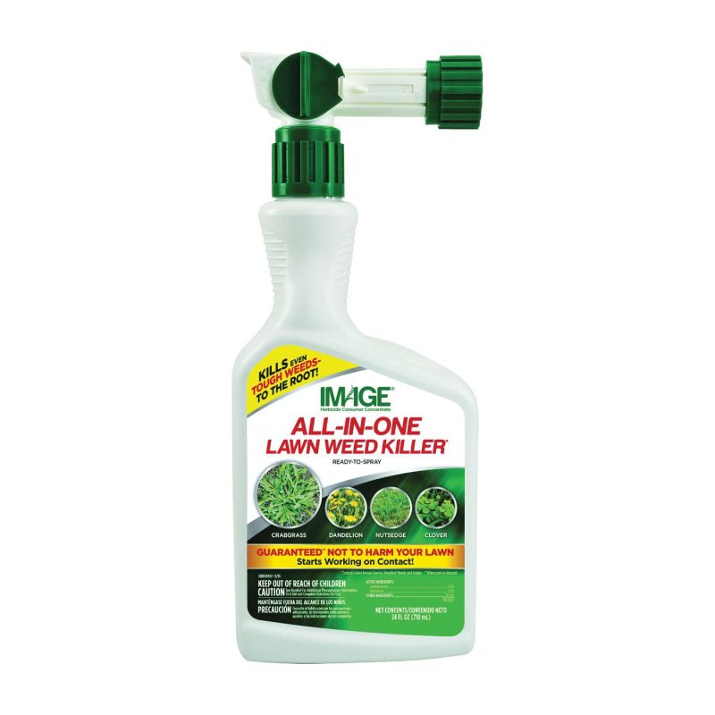 Image 100523494 Weed Killer, Liquid, Spray Application, 24 oz Amber