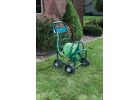 Best Garden 4 Wheel Metal Portable Hose Reel Green