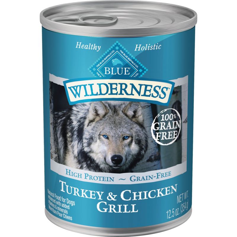 Blue Buffalo Wilderness Grain-Free Adult Wet Dog Food 12.5 Oz.