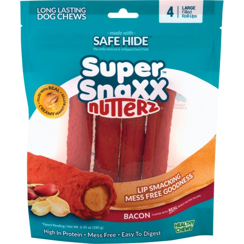 Healthy Chews Super SnaXX Nutterz Dog Treat 4-Pack
