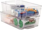 Dial Industries Stacking Refrigerator Organizer 8.5 In. W. X 3.75 In. H. X 14.5 In. D., Clear